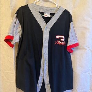 Vintage Dale Earnhardt Sr #3 “Intimidator” NASCAR Button Down Shirt – Size M